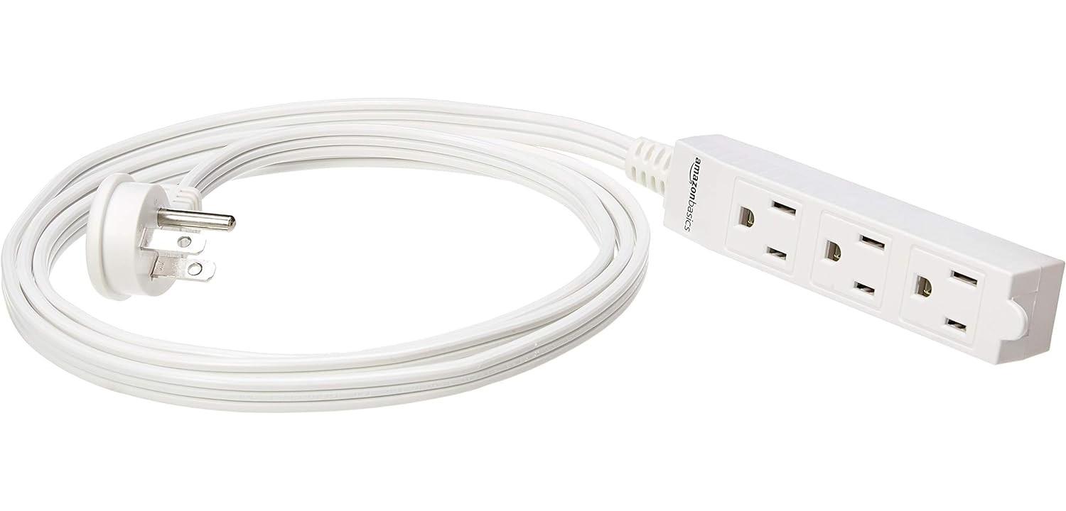 Amazon Basics Indoor Extension Cord Power Strip 2 Pack for $6.04