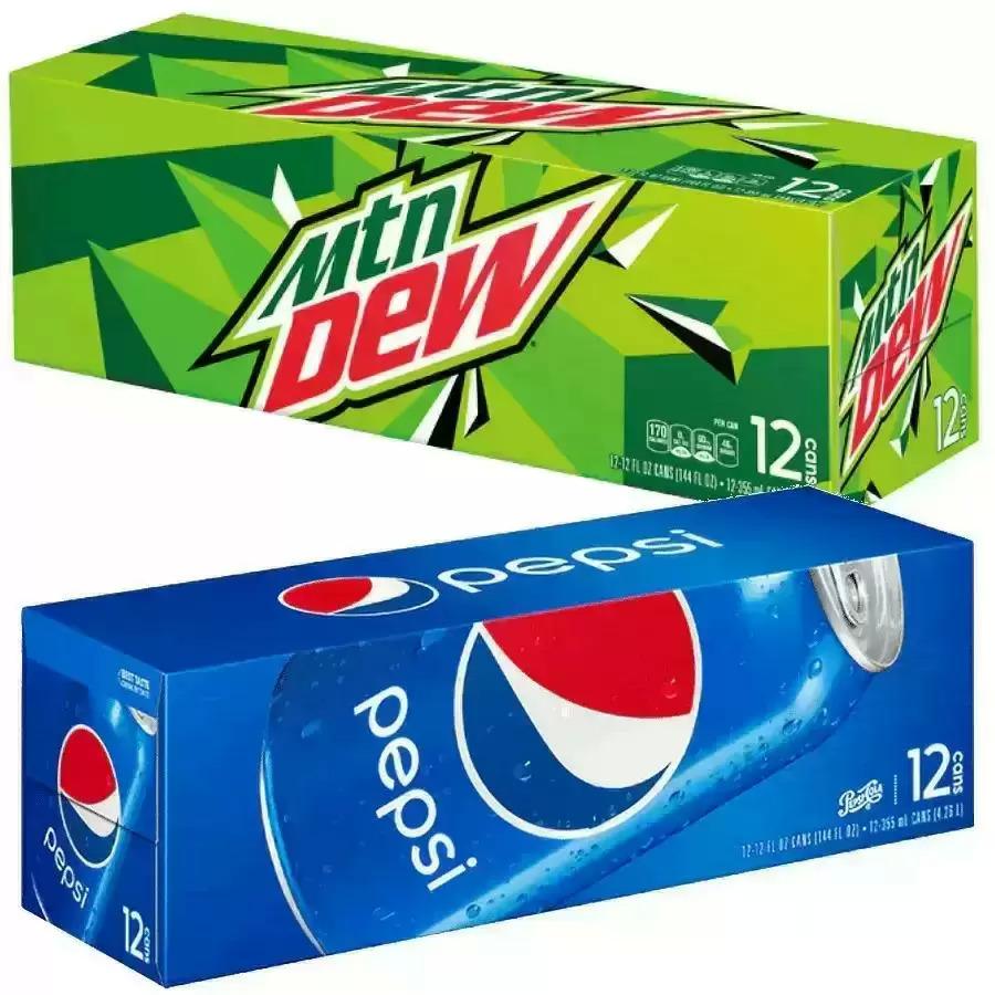 36 Cans of Coke Sprite Pepsi Mountain Dew Soda Beverages for $11.25