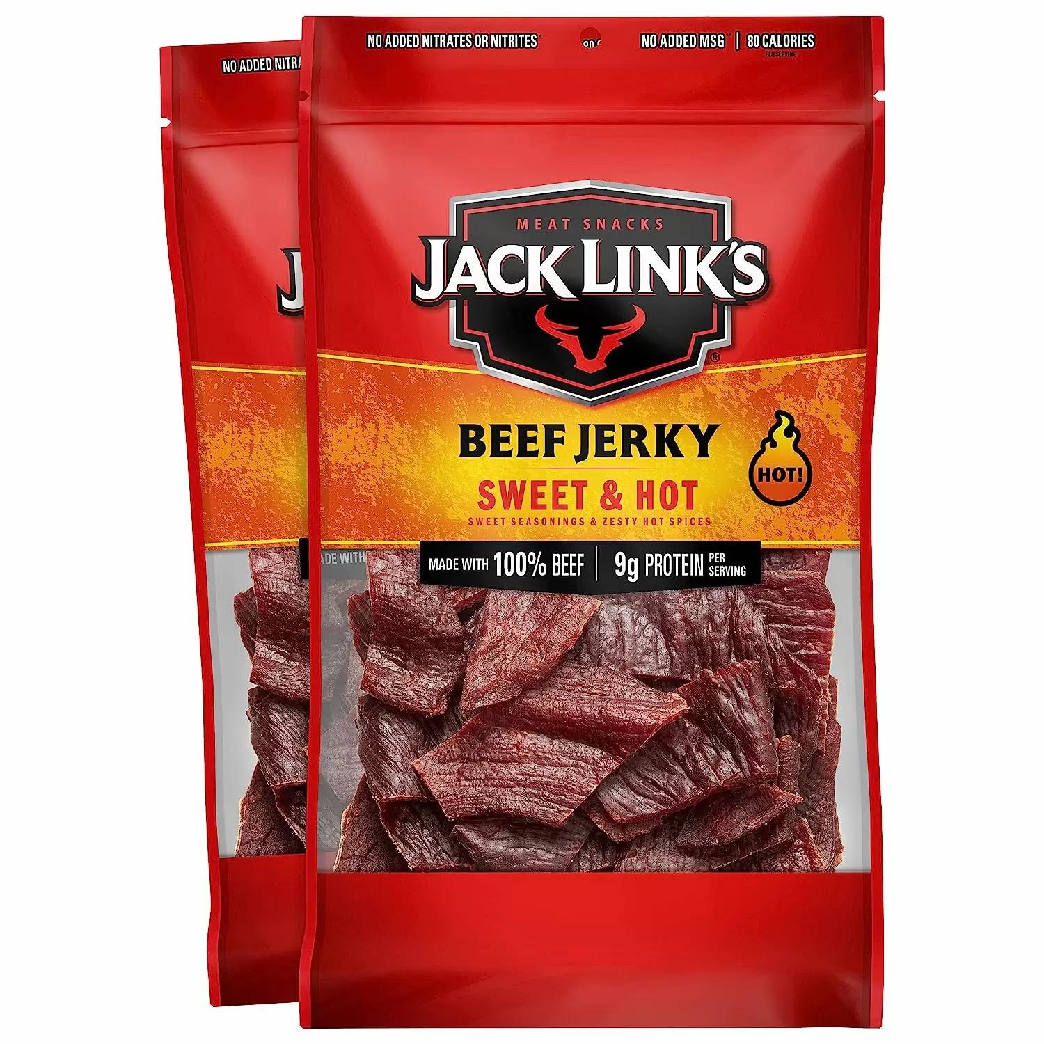 Jack Links Beef Jerky Sweet and Hot 2 Pack for $12.04