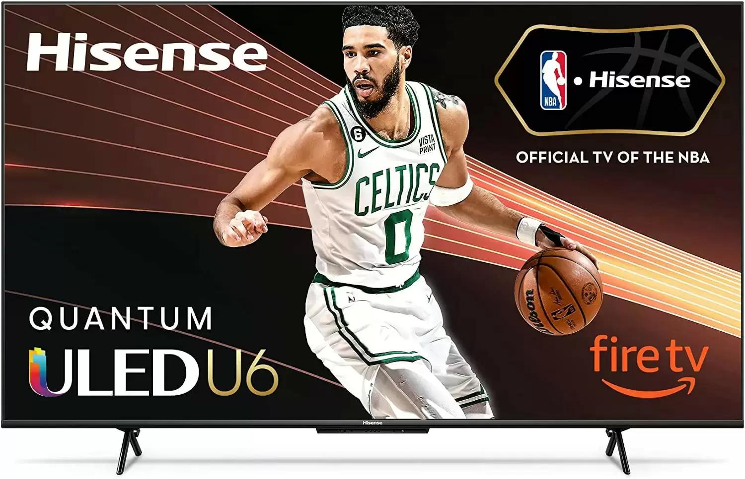 58in Hisense 58U6HF U6 ULED 4K UHD Smart Fire TV for $349.99 Shipped