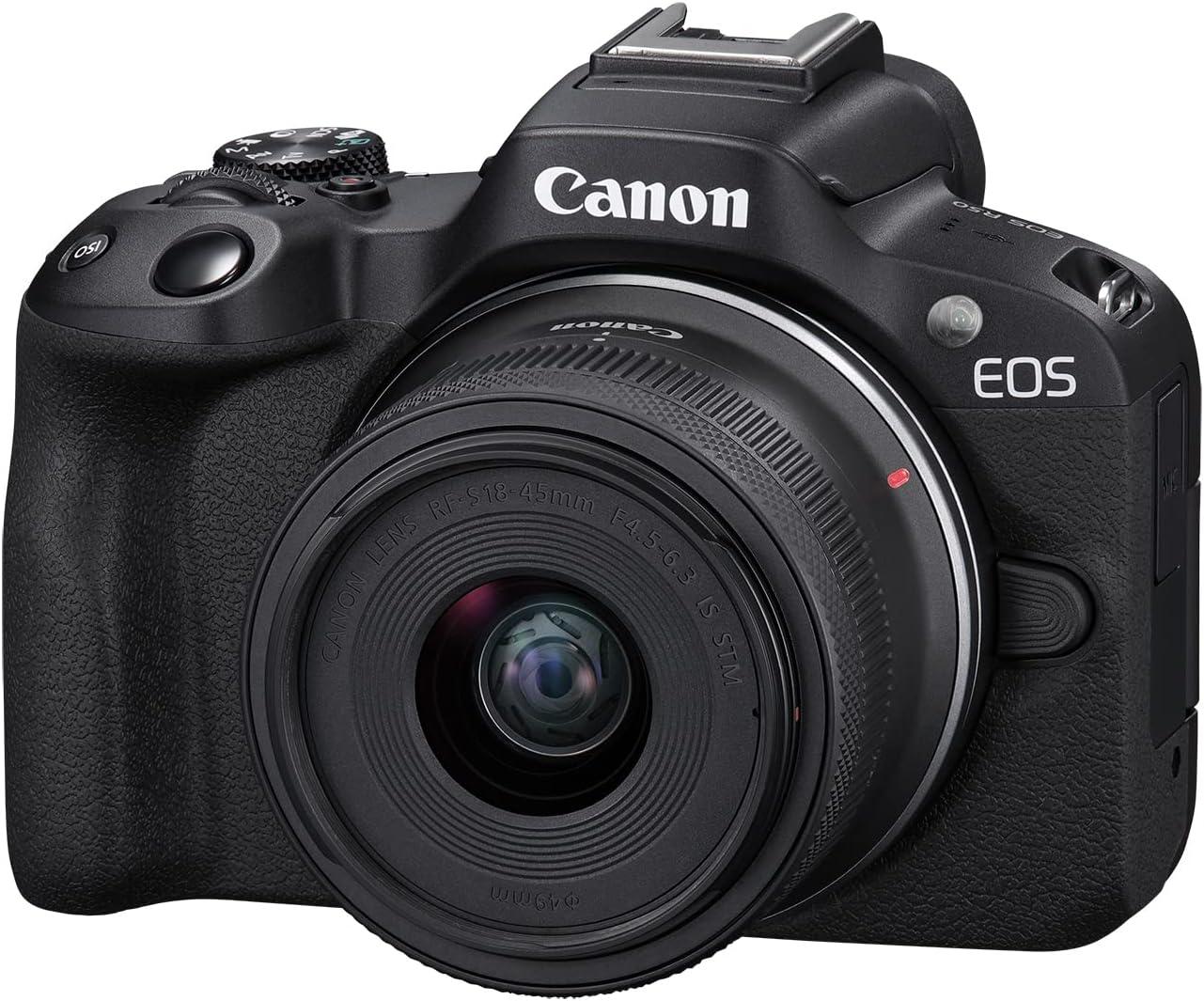 Canon EOS R50 Vlogging Camera with 18-45mm Lens for $739 Shipped