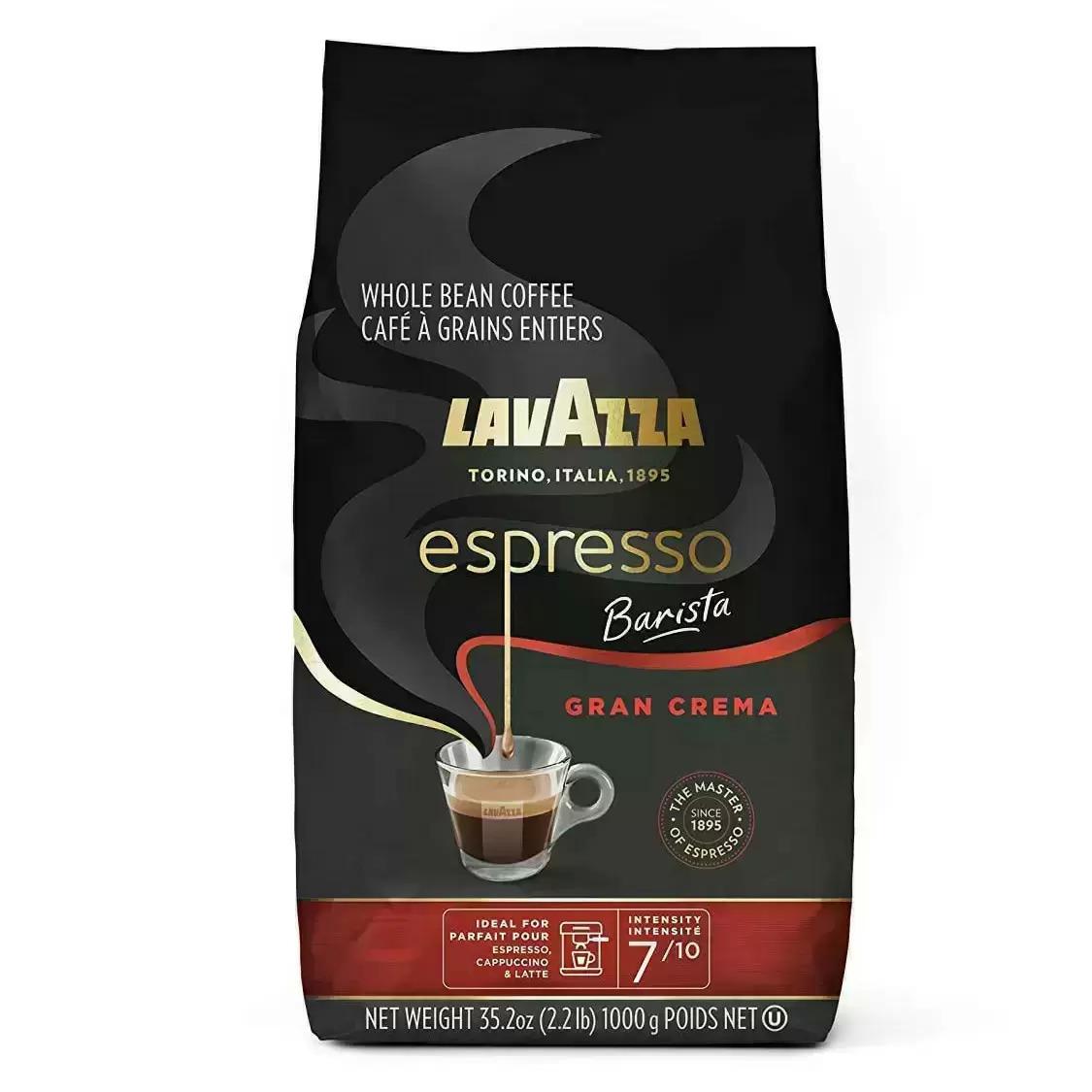 Lavazza Espresso Barista Gran Crema Whole Bean Coffee Blend for $11 Shipped