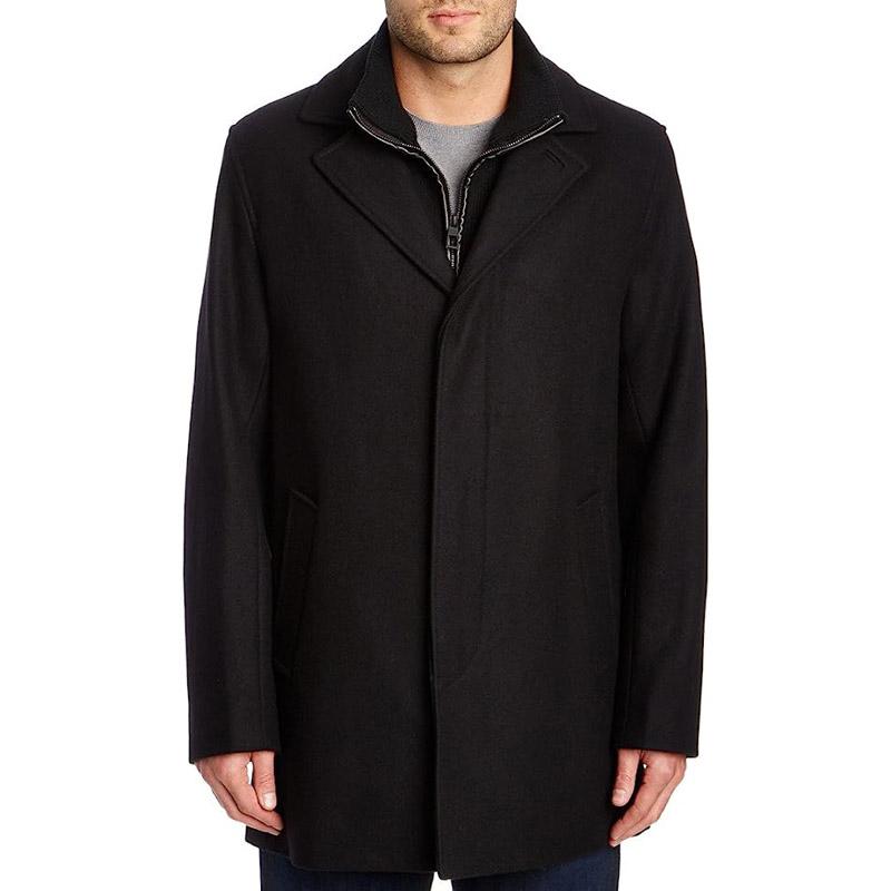 Cole Haan Mens Classic Melton Top Coat for $113.80 Shipped