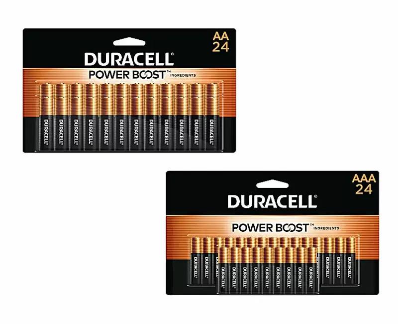 Duracell AA or AAA Alkaline Batteries 48 Pack for Free After Reward Points