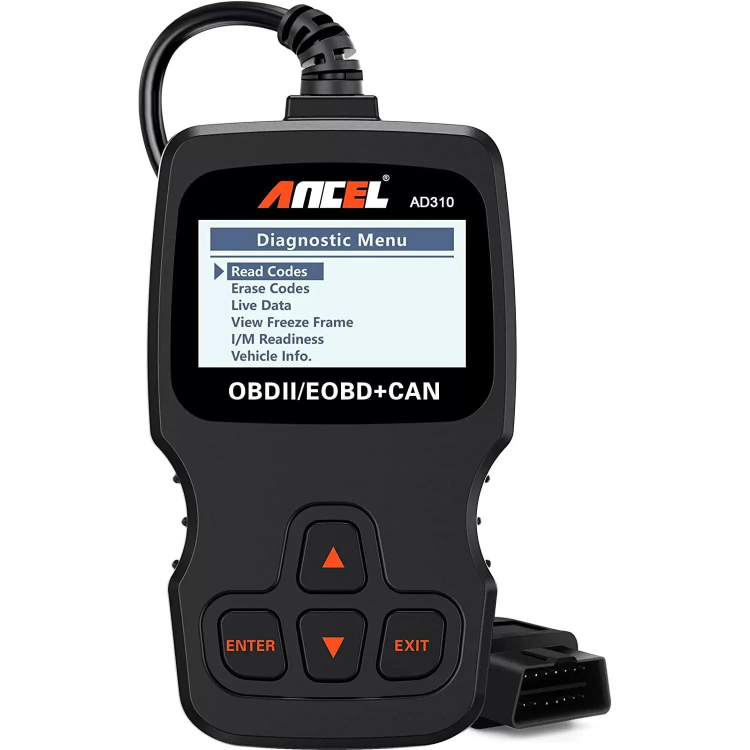 Ancel AD310 Enhanced Universal OBD II Scanner Car Code Reader for $11.33