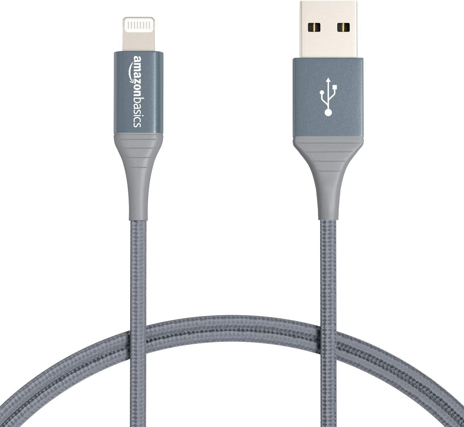 Apple iPhone iPad AmazonBasics Premium Lightning USB Cables 12 Pack for $24.99
