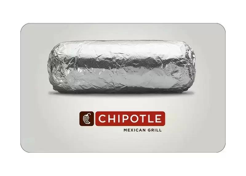 Chipotle Discounted Gift Card for 15% Off
