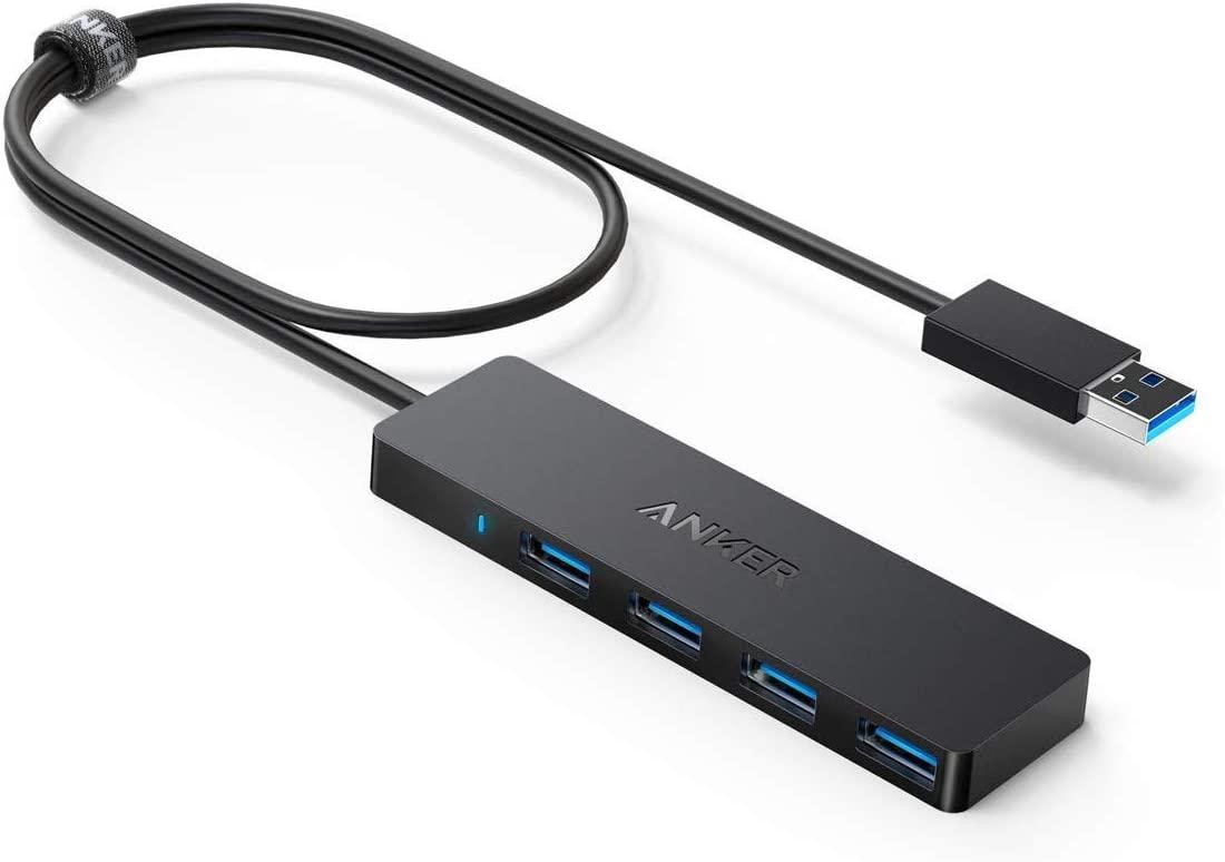 Anker 4-Port USB 3.0 Ultra Slim Data USB Hub for $9.99