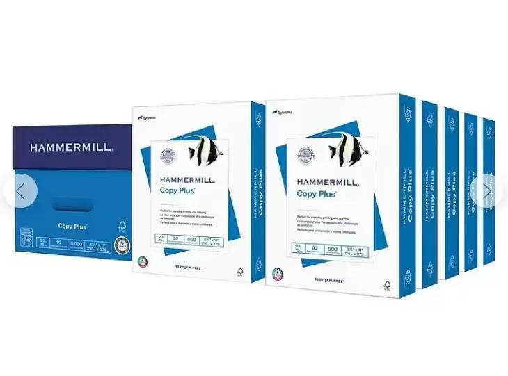 Hammermill Copy Plus Paper 5000 Sheets for $34.99 Shipped