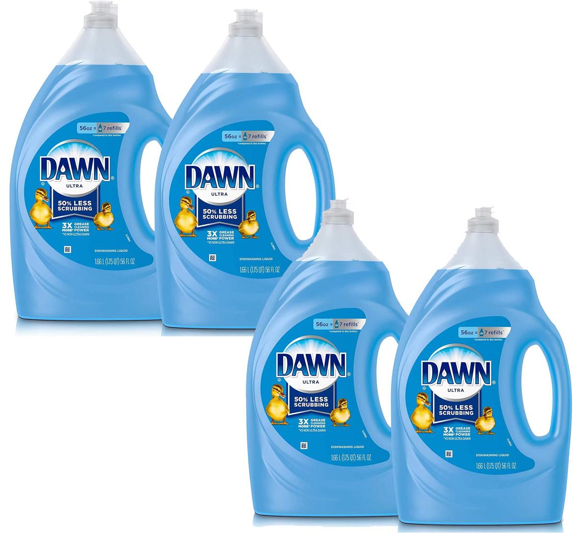 Dawn Ultra Dishwashing Liquid Soap 4 Pack for $22.07 Shipped