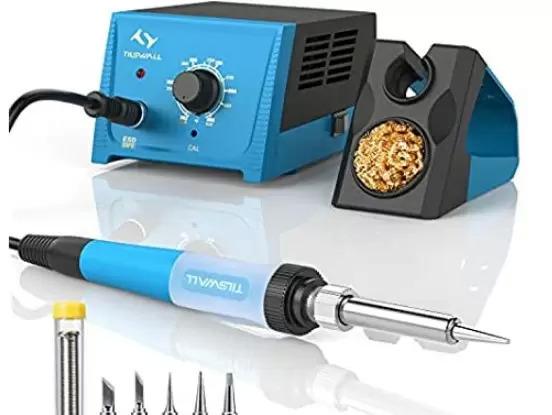 Tilswall Soldering Station 65W Welding Iron Kit for $32.99