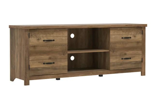 Hillsdale Lancaster Farmhouse 60in TV Stand with Charging Station for $78 Shipped