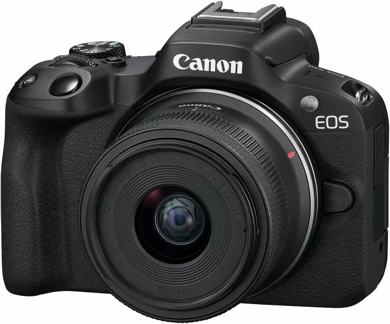 Canon EOS R50 Vlogging Mirrorless Camera with 18-45mm Lens for $679 Shipped