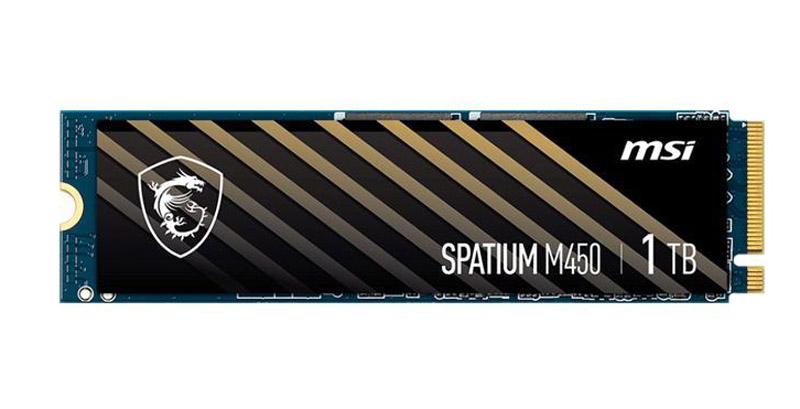 1TB MSI Spatium M450 M2 PCIe NVMe Internal SSD Solid State Drive for $27.99 Shipped