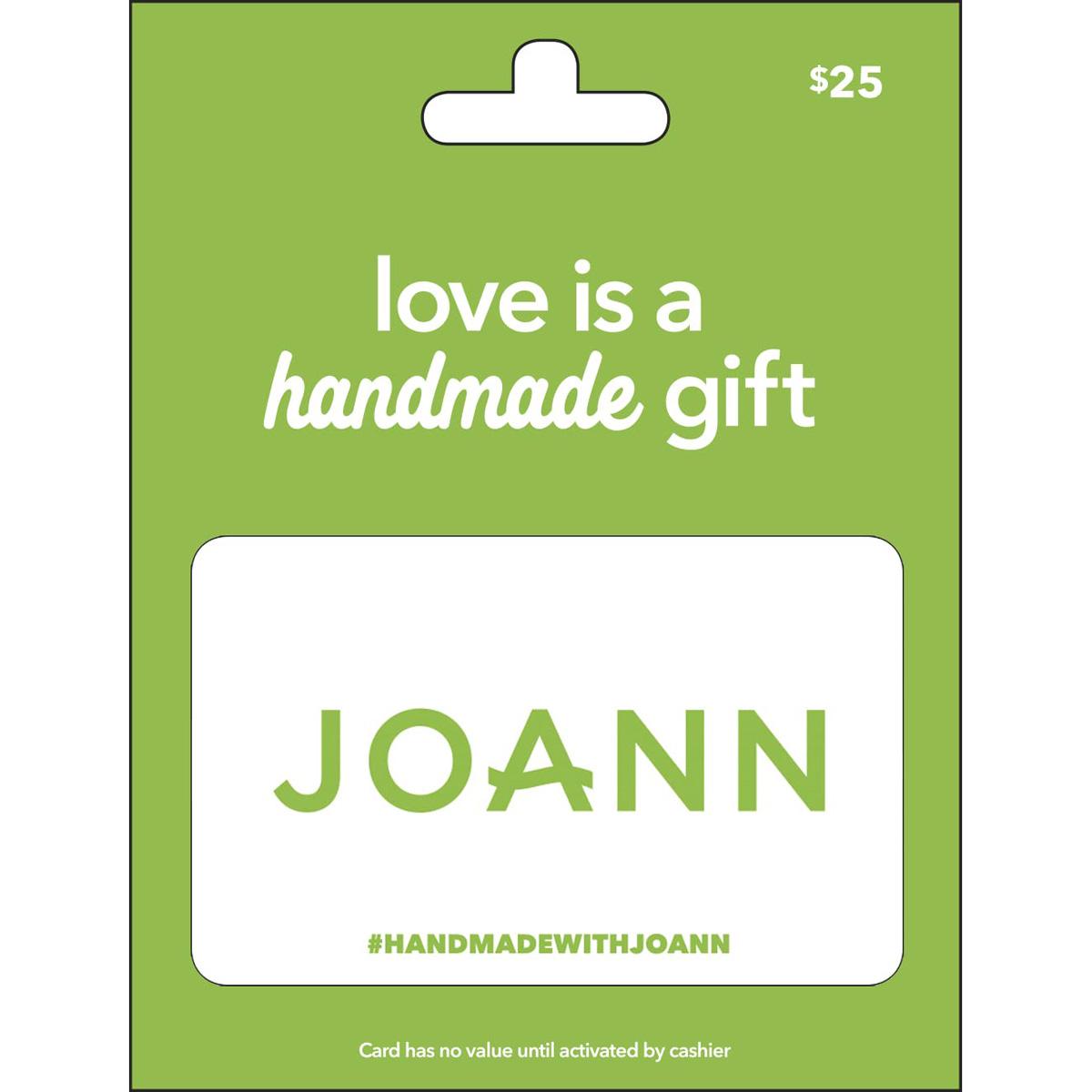 Joann Free $5 Reward for Buying a $25 eGift Card Purchase