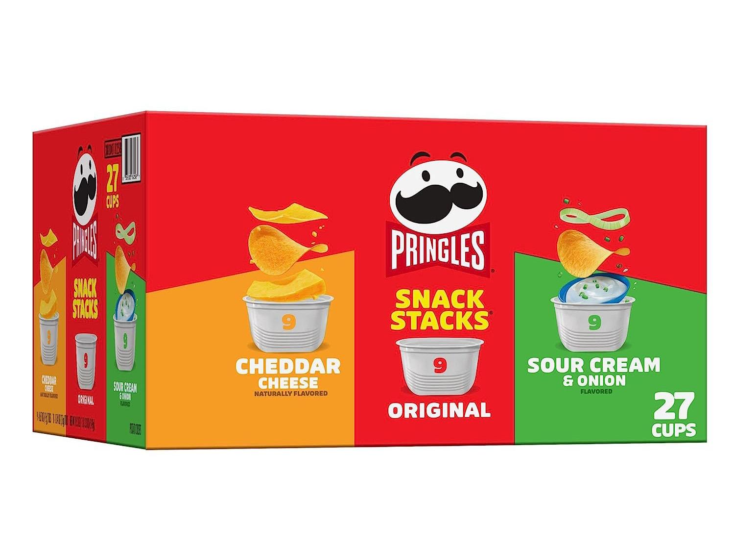 Pringles Potato Crisps Chips Lunch Snacks Variety Pack 27 Cups for $11.13 Shipped