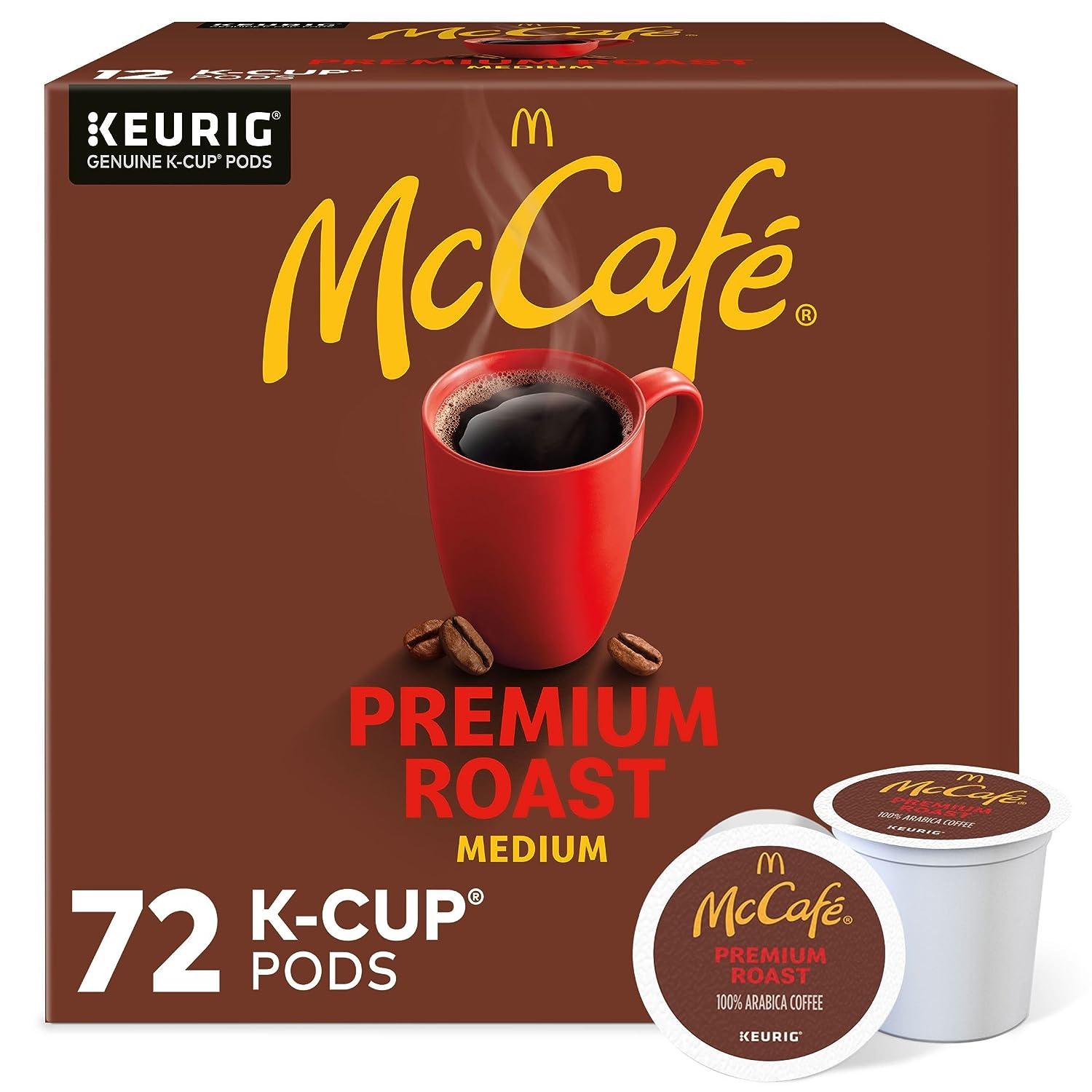McCafe Premium Medium Roast K-Cup Coffee Pods 72 Pack for $24.36 Shipped