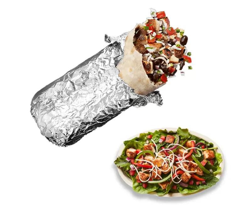 Chipotle Burrito Bowl Salad or Tacos Buy One Get One Free