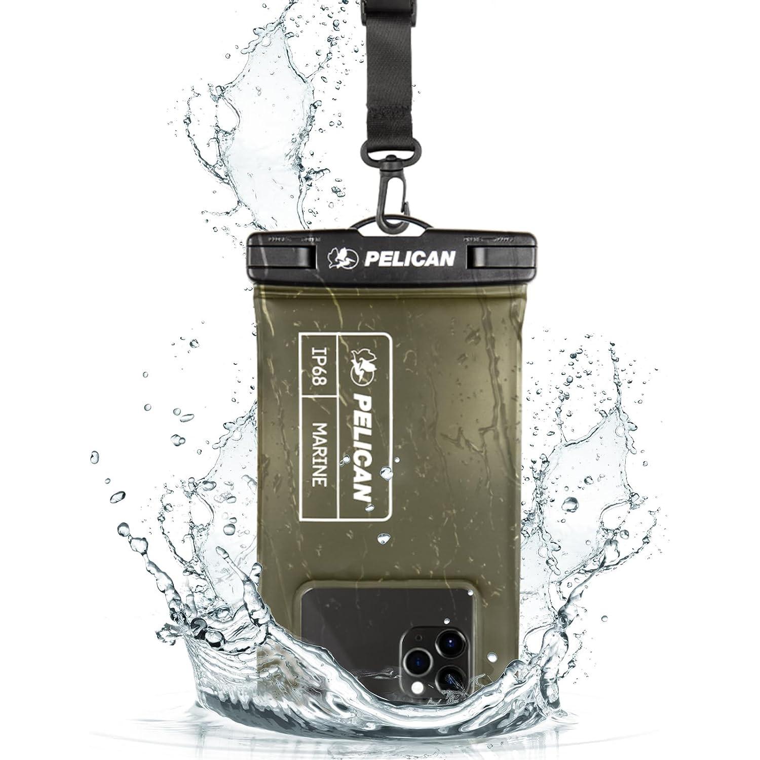 iPhone IP68 Waterproof Phone Pouch by Pelican Marine for $11.24