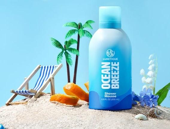 Free Spa Luxetique Ocean Breeze Shower Mousse Sample