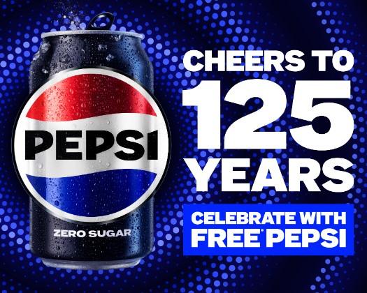Free 12oz Can of Pepsi or 20oz Bottle of Pepsi
