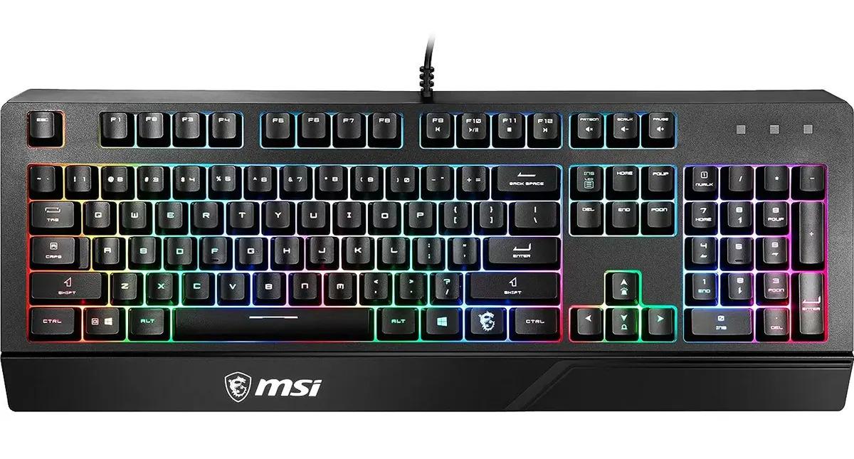 MSI Vigor GK20 RGB Backlight Membrane Wired Gaming Keyboard for $9.99 Shipped