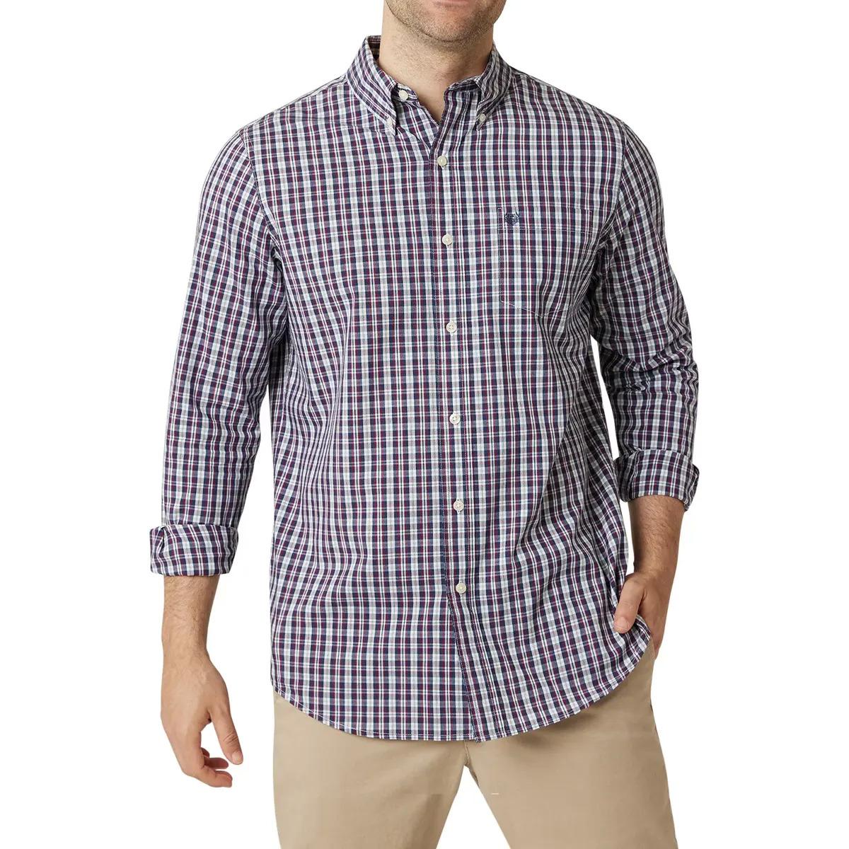 Chaps Long Sleeve Sustainable Easy Care Woven Shirt for $7.81
