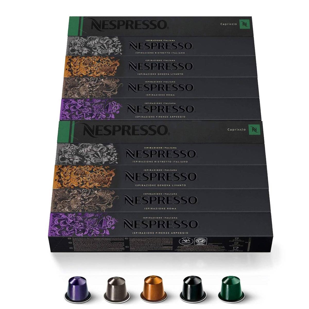 Nespresso OriginalLine Ispirazione Coffee Capsules 100 Pack for $49.95 Shipped