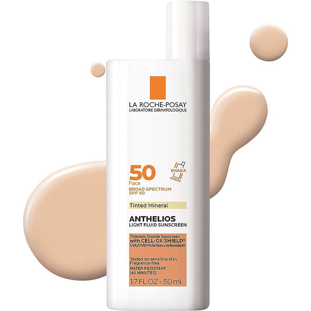 La Roche Posay Anthelios Tinted SPF 50 Ultra Light Face Sunscreen for $19.49