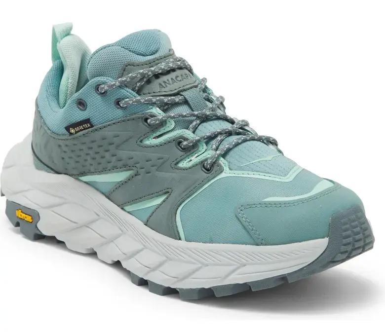 HOKA Womens Anacapa Low Gore-Tex Waterproof Hiking Sneakers for $99.97 Shipped