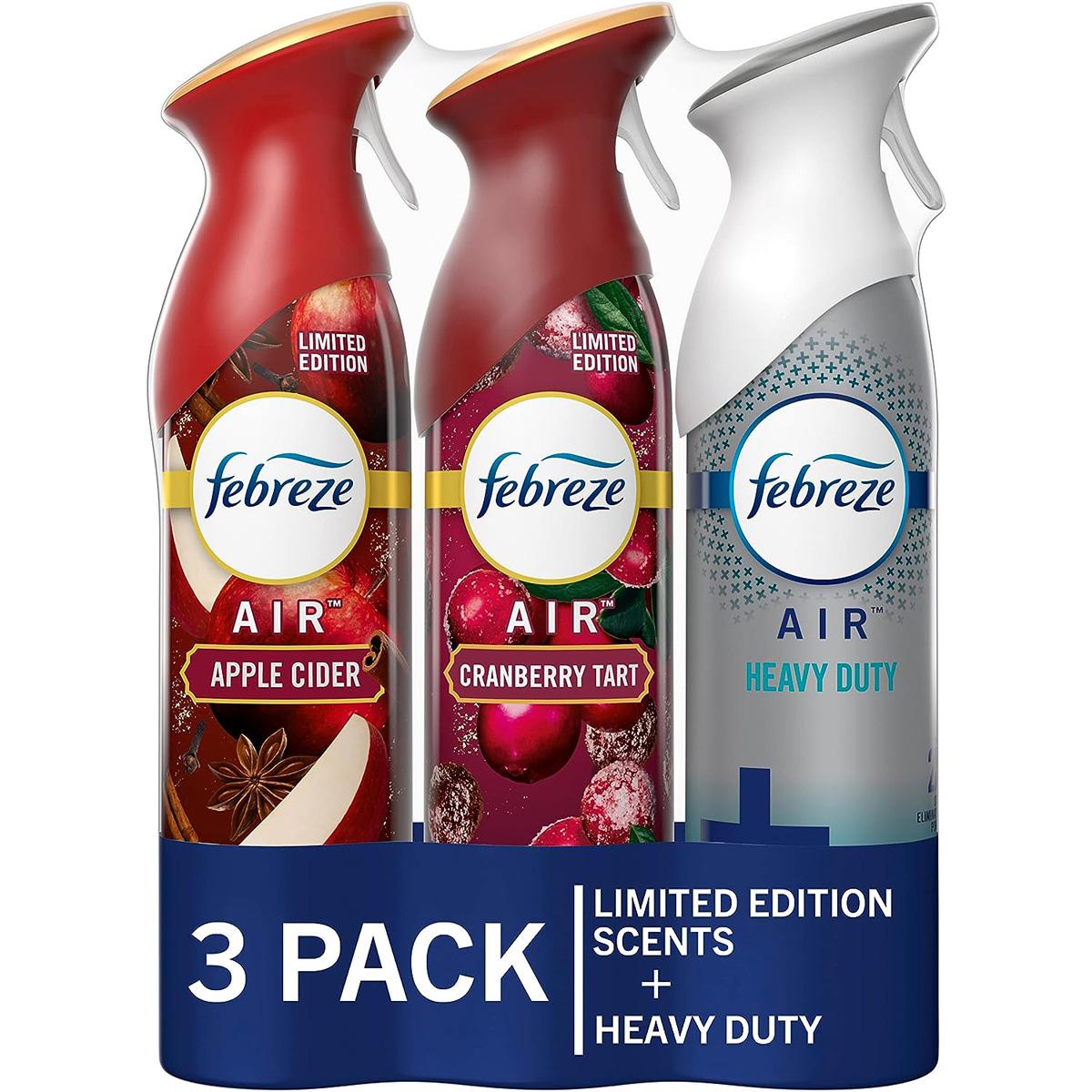Febreze Air Freshener Spray 3 Pack for $7.50 Shipped