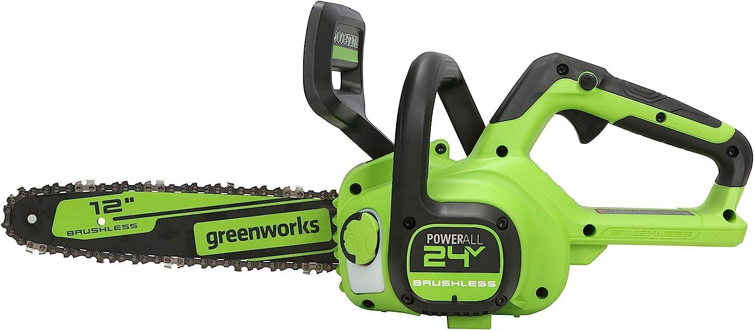 Greenworks 24V Brushless Cordless Compact Chainsaw for $48.30 Shipped