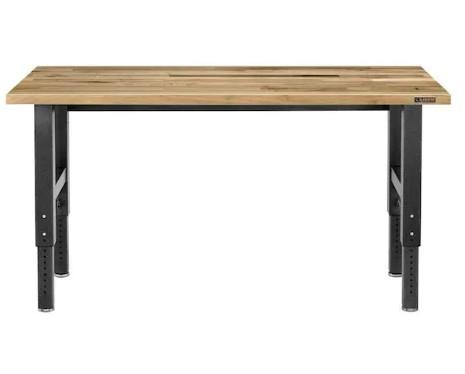 Gladiator Adjustable Height Birch Top Workbench for $265