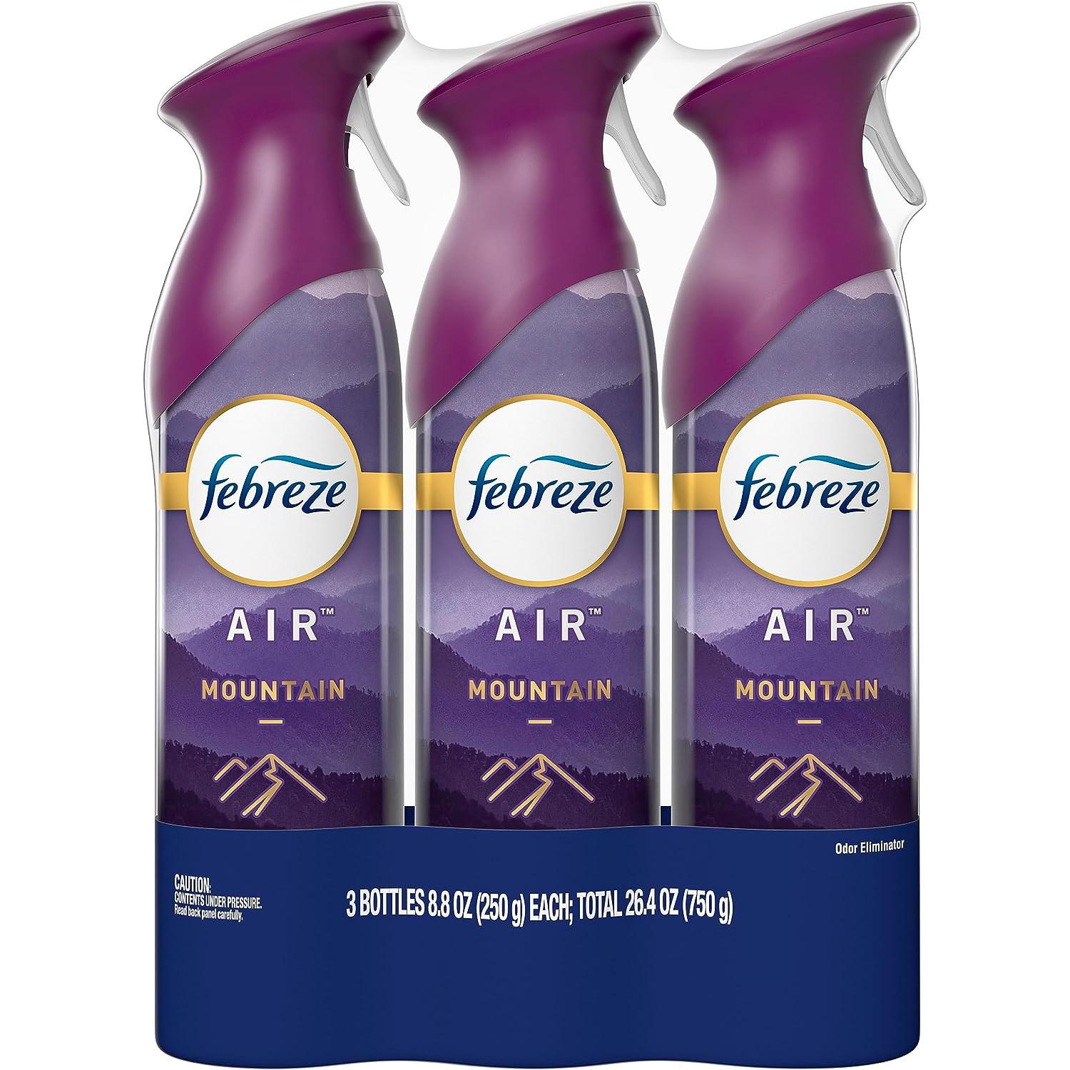 Febreze Air Fresheners Room Spray Mountain Scent 3 Pack for $6.94 Shipped