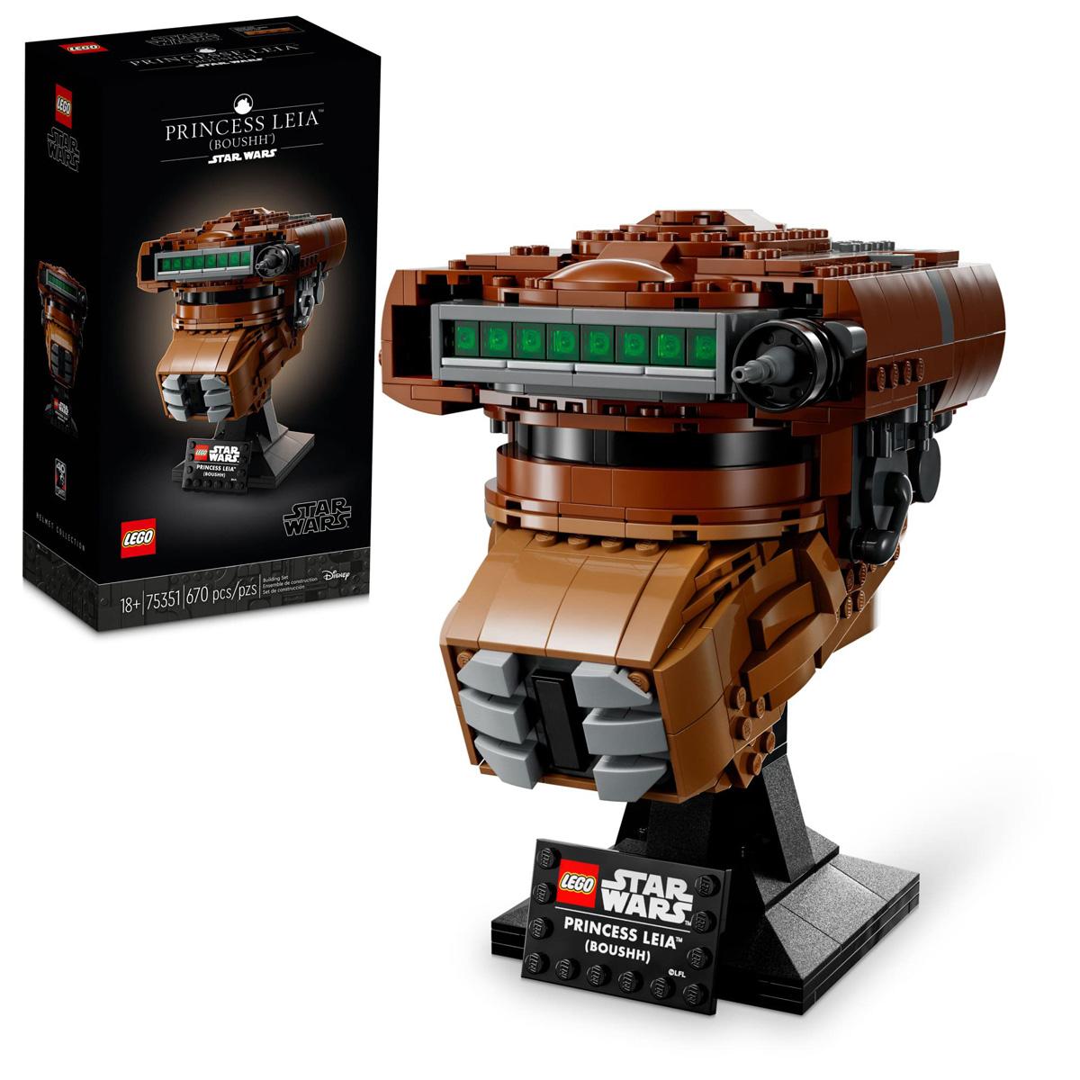 Lego Star Wars Princess Leia Boushh Helmet Set 75351 for $55.99 Shipped