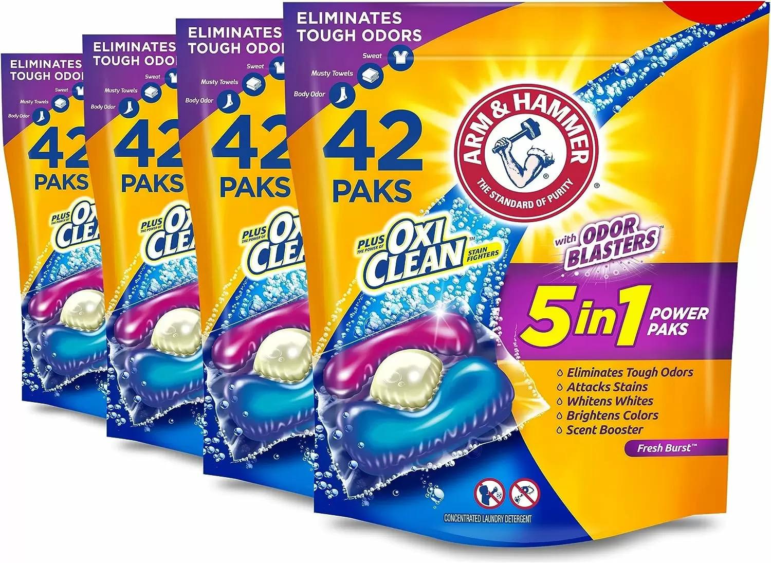 Arm and Hammer Plus OxiClean with Odor Blasters Detergent Power for $23.09 Shipped