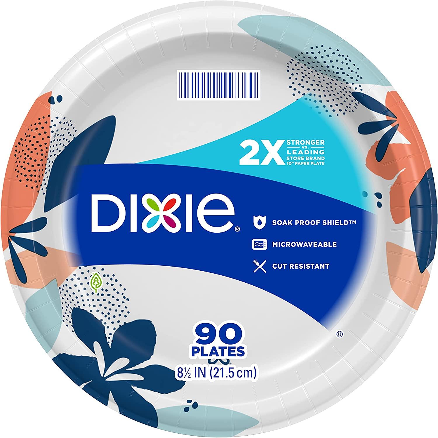 Dixie Microwavable Soak-Proof Paper Plates 90 Pack for $5.69 Shipped