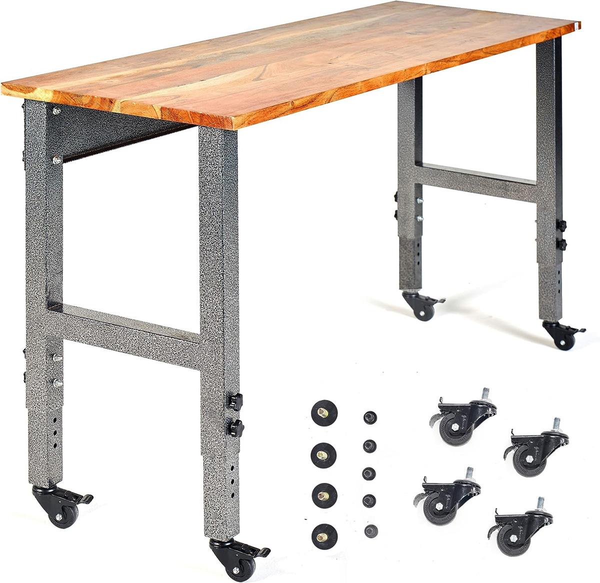 48in Fedmax Work Bench Rolling Portable Workbench for $130.99 Shipped