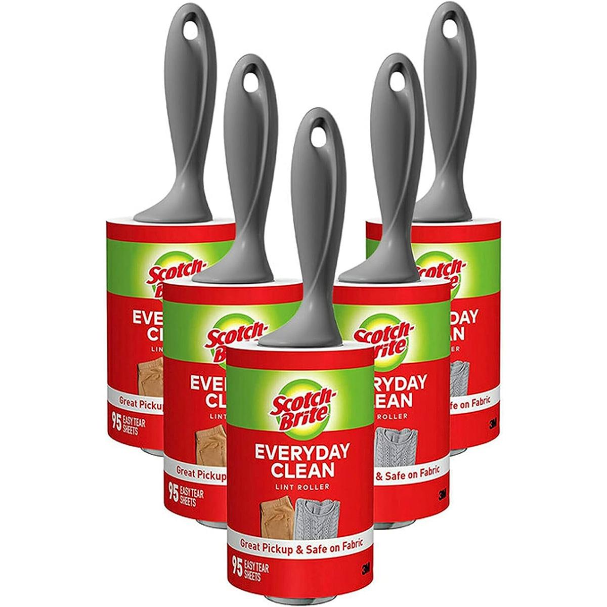 Scotch-Brite Lint Roller Combo 5 Pack for $8.37 Shipped