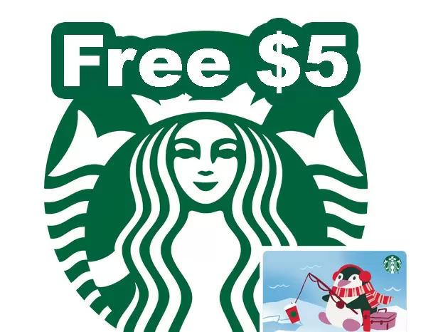 Buy a $25 Starbucks Gift Card and Get a $5 Promo Card for Free