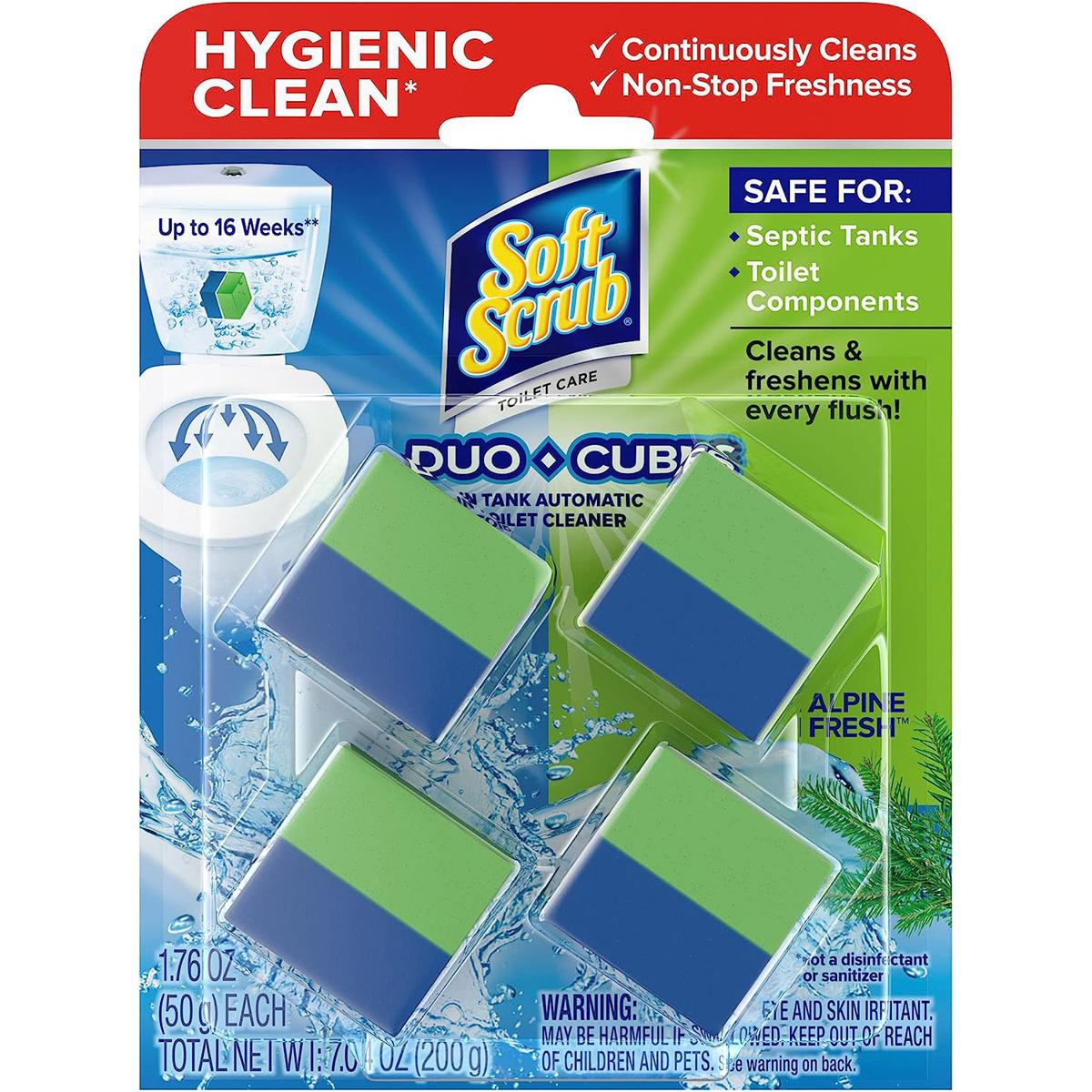 Soft Scrub in-Tank Toilet Cleaner Duo-Cubes Alpine Fresh for $2.83 Shipped