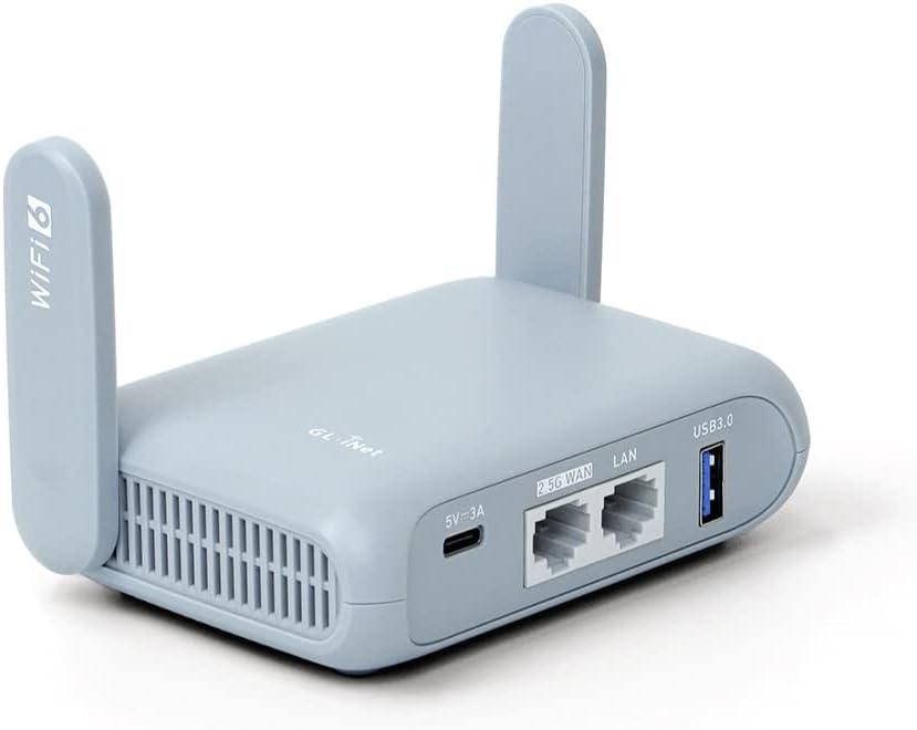 Beryl AX Small Wi-Fi 6 AX3000 Wireless Travel Gigabit VPN Router for $80.72 Shipped