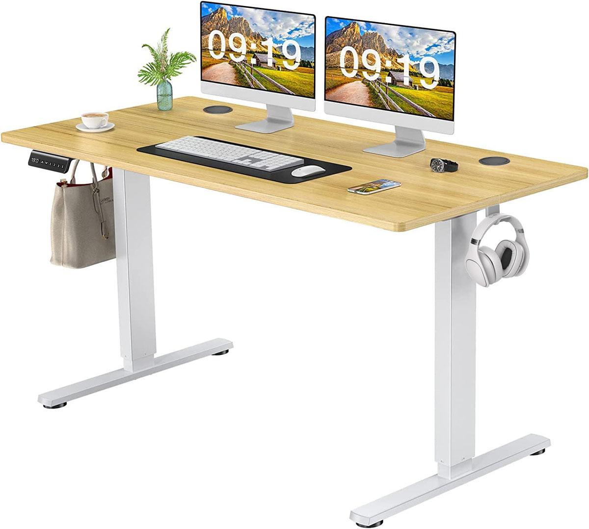 Sweetcrispy Electric Adjustable Height Standing Desks for $95.99 Shipped