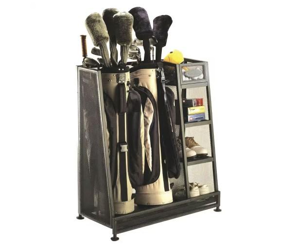 Suncast Black Steel Golf Club Organizer for $49.50 Shipped