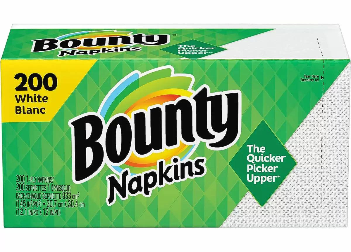 Bounty 1-Ply Quilted Paper Napkins for $2.84 Shipped