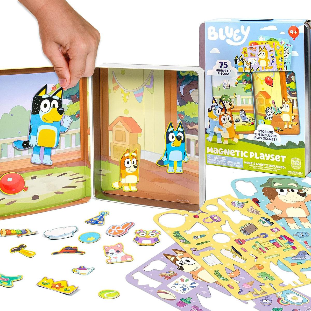 Bluey Magnetic Playset Magnet Activity Toys for $7.99