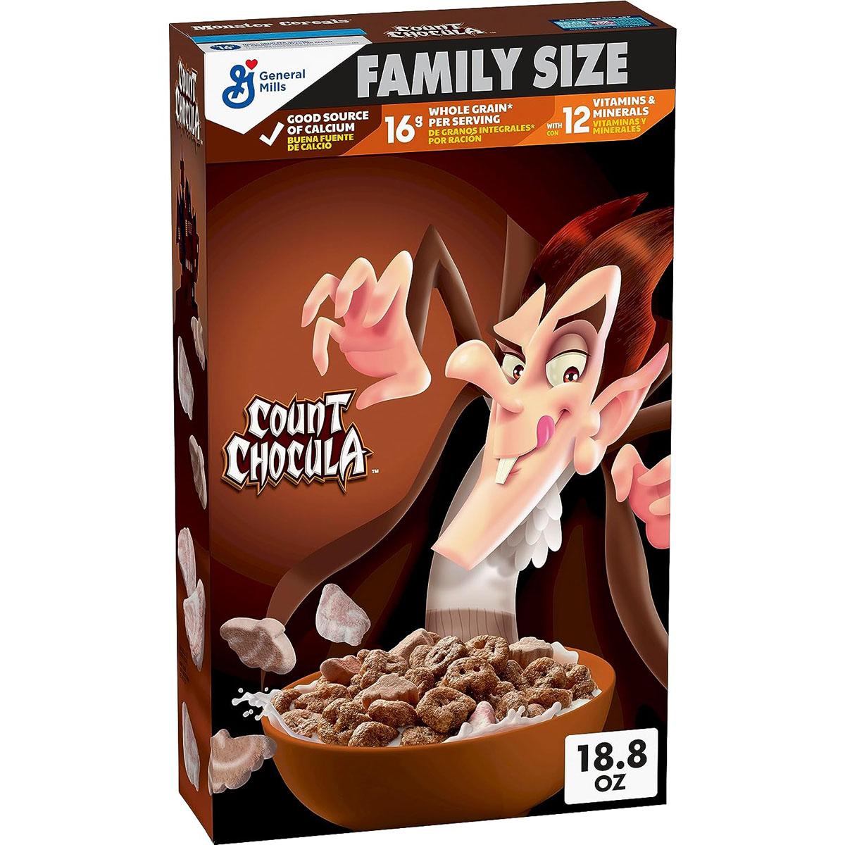 General Mills Count Chocula Breakfast Cereal for $2.25