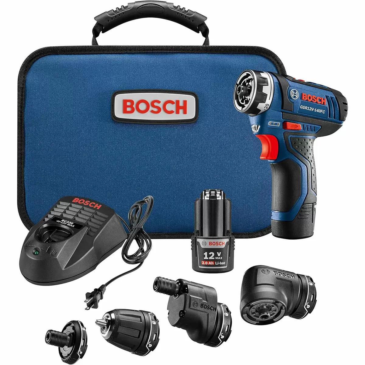 Bosch 12V Flexiclick 5-In-1 Electric Screwdriver Drill Set for $109.04 Shipped