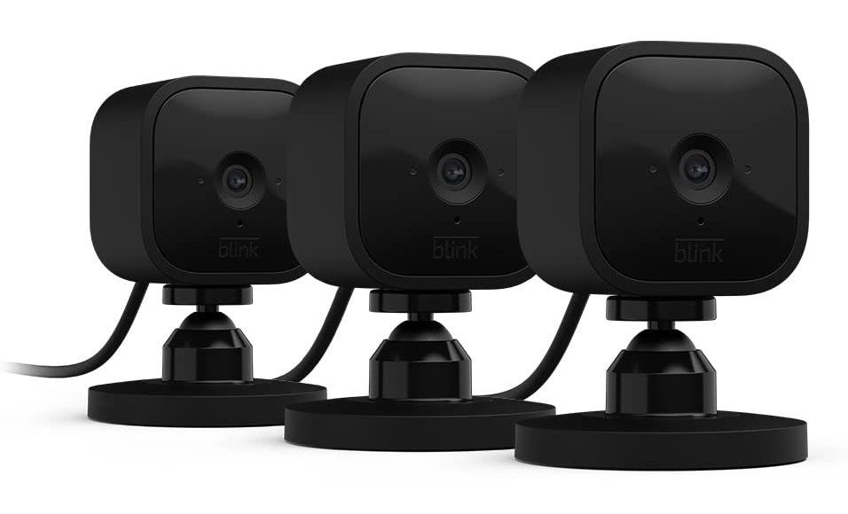 Blink Mini Compact Indoor plug-in Smart Camera 3-Pack for $39.98 Shipped
