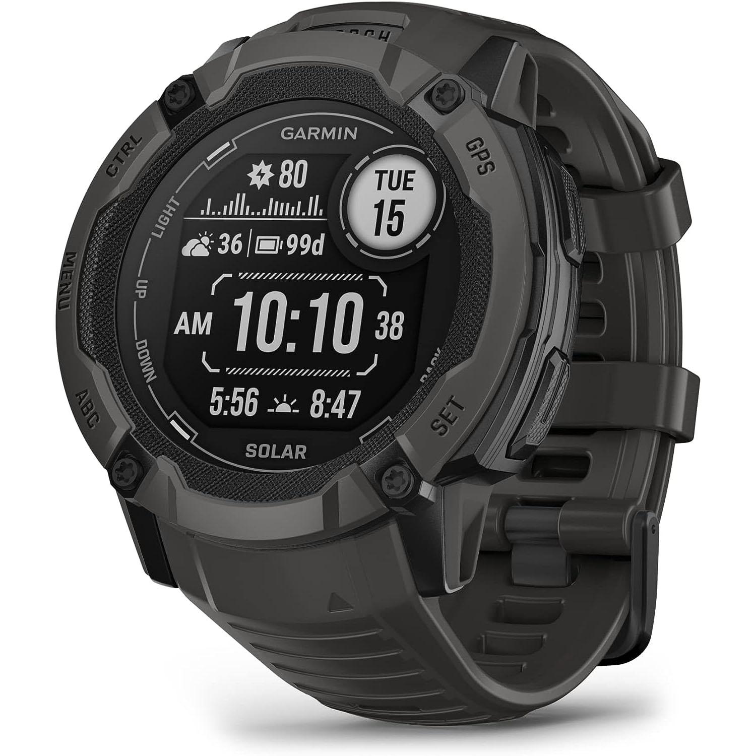Garmin Instinct 2X Solar Rugged GPS Smartwatch for $375.78 Shipped